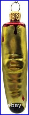 Patricia Breen Halloween Franks Finger Green Christmas Ornament Frankenstein