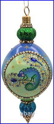 Patricia Breen Le Fleuron Peacock Extraordinaire Chameleon Christmas Ornament Patricia Breen Le Fleuron Peacock Extraordinaire Chameleon Christmas Ornament
