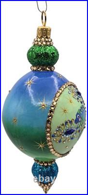 Patricia Breen Le Fleuron Peacock Extraordinaire Chameleon Christmas Ornament Patricia Breen Le Fleuron Peacock Extraordinaire Chameleon Christmas Ornament