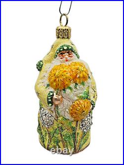 Patricia Breen Miniature Dandelion Santa Claus Spring Christmas Tree Ornament
