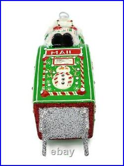 Patricia Breen Please Write Green Mailbox Candy Santa Claus Christmas Ornament
