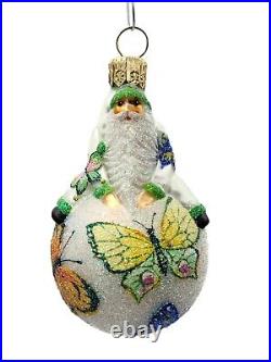 Patricia Breen Snow Frolic Butterflies Spring Christmas Holiday Tree Ornament