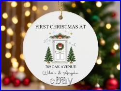 Personalised New Home Christmas Ornament 2025, First Christmas in Our New Home
