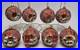 Pier-1-Hand-Painted-European-Glass-Indent-Christmas-Ornament-Lot-of-8-Large-Ball-01-qa