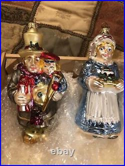 Polonaise Blown Glass ornaments A Christmas Carol Box Set