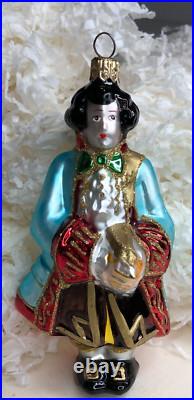 Polonaise Cinderella Set Of Six Handblown Glass Ornaments Kurt Adler