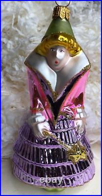 Polonaise Cinderella Set Of Six Handblown Glass Ornaments Kurt Adler