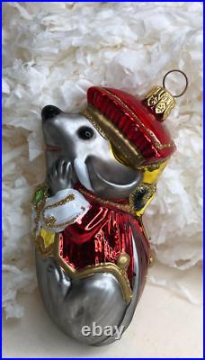Polonaise Cinderella Set Of Six Handblown Glass Ornaments Kurt Adler