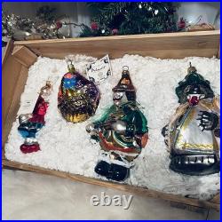 Polonaise Kurt Adler Little Red Riding Hood Ltd. Ed. (4) Glass Ornaments in Box