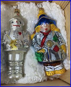 Polonaise Vintage Christmas Ornaments Wizard Of Oz Boxed Set Open Box