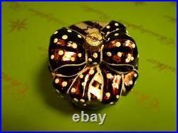 Prototype Henri Bendel New York Gift Box Glass Ornament