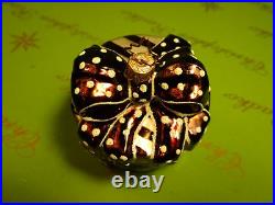 Prototype Henri Bendel New York Gift Box Glass Ornament