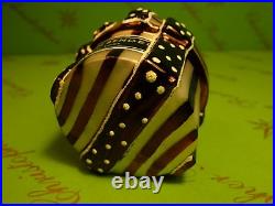 Prototype Henri Bendel New York Gift Box Glass Ornament