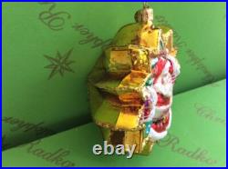 Prototype Radko Star Santa Glass Ornament