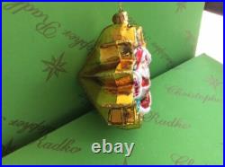 Prototype Radko Star Santa Glass Ornament