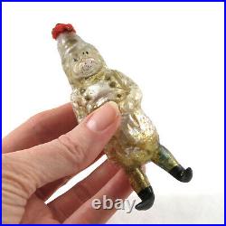 RARE Antique KEYSTONE COP German Blown Glass Christmas Lauscha ORNAMENT