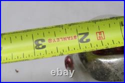 RARE Antique VTG Glass Multi Outdent Embossed PRAYING ANGEL Christmas Ornament