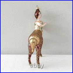 RARE Christopher Radko CENTAUR Glass Christmas Ornament Large 9x7 Vintage 1997