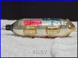RARE! GERMAN Blown Glass Christmas Ornament ZEPPELIN LOS ANGELES 1920-30