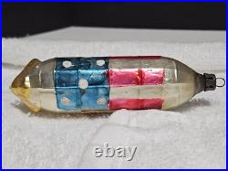 RARE! GERMAN Blown Glass Christmas Ornament ZEPPELIN LOS ANGELES 1920-30