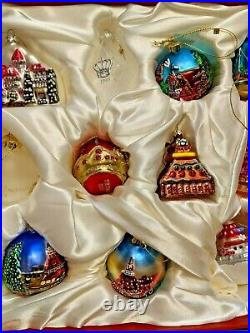 RARE Hotel Del Coronado COMMEMORATIVE SET OF 14 Ornaments Christmas 1993-2006