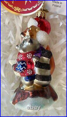 RARE NWT Radko SWEET SONGS OF CHRISTMAS 1019973 Glass Ornament 2018 withGift Box