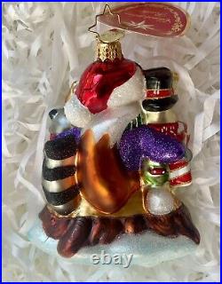 RARE NWT Radko SWEET SONGS OF CHRISTMAS 1019973 Glass Ornament 2018 withGift Box