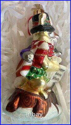 RARE NWT Radko SWEET SONGS OF CHRISTMAS 1019973 Glass Ornament 2018 withGift Box