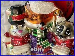 RARE NWT Radko SWEET SONGS OF CHRISTMAS 1019973 Glass Ornament 2018 withGift Box