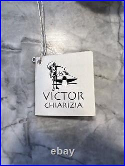 RARE ORIG VICTOR CHIARIZIA MOUTH BLOWN HAND ALIEN Major Tom CHRISTMAS ORNAMENT