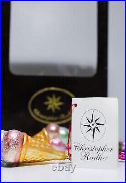 RARE Retired CHRISTOPHER RADKO CandyLand Glass Christmas Garland 30