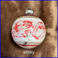 RARE Set Vintage Glass 12 Days of Christmas Ornament Shiny Brite Only 10 In Set