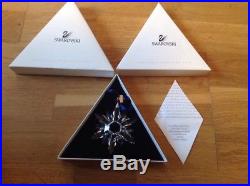 RARE Swarovski Christmas Ornament 1998. Snowflake / Star New & Double Boxed