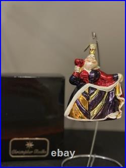 RARE VTG Christopher Radko DISNEY Alice in Wonderland QUEEN OF HEARTS Ornament