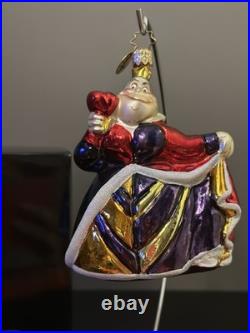 RARE VTG Christopher Radko DISNEY Alice in Wonderland QUEEN OF HEARTS Ornament