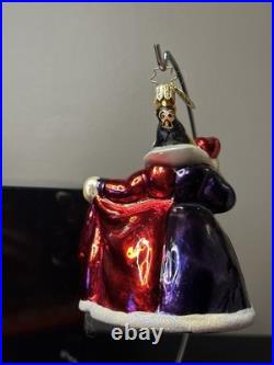 RARE VTG Christopher Radko DISNEY Alice in Wonderland QUEEN OF HEARTS Ornament