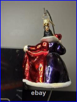 RARE VTG Christopher Radko DISNEY Alice in Wonderland QUEEN OF HEARTS Ornament