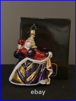 RARE VTG Christopher Radko DISNEY Alice in Wonderland QUEEN OF HEARTS Ornament