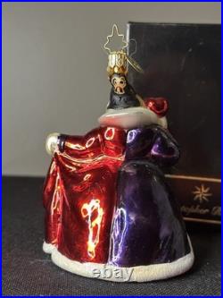RARE VTG Christopher Radko DISNEY Alice in Wonderland QUEEN OF HEARTS Ornament