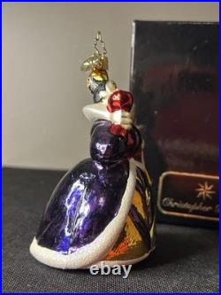 RARE VTG Christopher Radko DISNEY Alice in Wonderland QUEEN OF HEARTS Ornament
