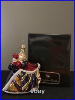 RARE VTG Christopher Radko DISNEY Alice in Wonderland QUEEN OF HEARTS Ornament
