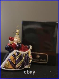 RARE VTG Christopher Radko DISNEY Alice in Wonderland QUEEN OF HEARTS Ornament