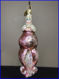 RARE VTG Christopher Radko Disney VILLAIN Little Mermaid URSULA Petite Ornament