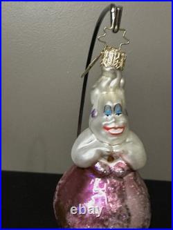 RARE VTG Christopher Radko Disney VILLAIN Little Mermaid URSULA Petite Ornament