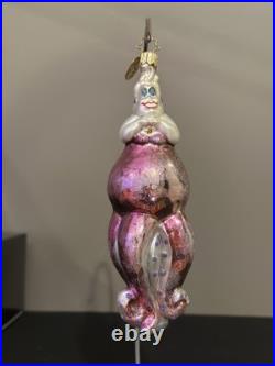 RARE VTG Christopher Radko Disney VILLAIN Little Mermaid URSULA Petite Ornament