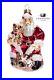 RARE-Vintage-Christopher-Radko-Santa-with-Bear-Glass-Christmas-Ornament-01-gk