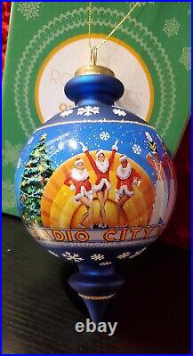 Radio City Christmas Spectacular Rockettes Glass Ornament 2015 #931139 New York