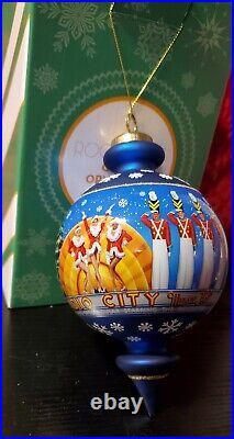 Radio City Christmas Spectacular Rockettes Glass Ornament 2015 #931139 New York