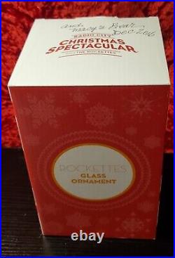 Radio City Christmas Spectacular Rockettes Glass Ornament 2015 #931139 New York