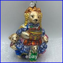 Radko 2005 MUFFY LOCKS & THE THREE BEARS Goldilocks 3011003 Glass Ornament